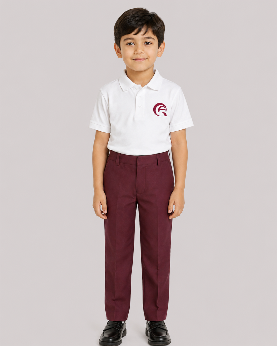 Qatar Academy White Polo Shirt