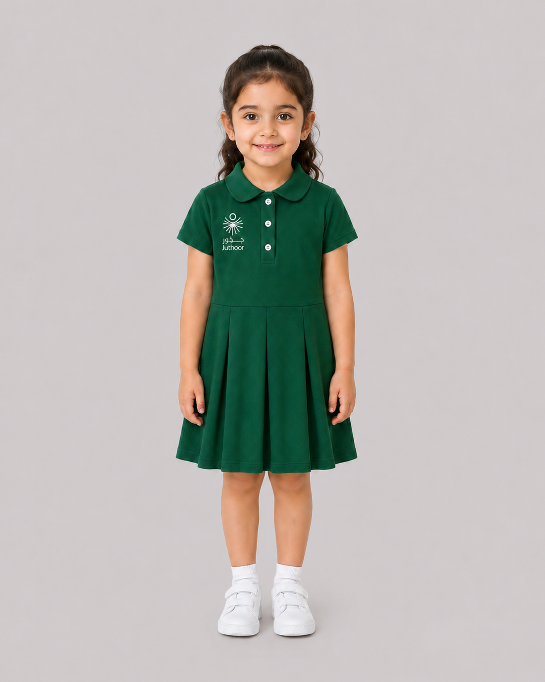 Juthoor Girls Green Dress