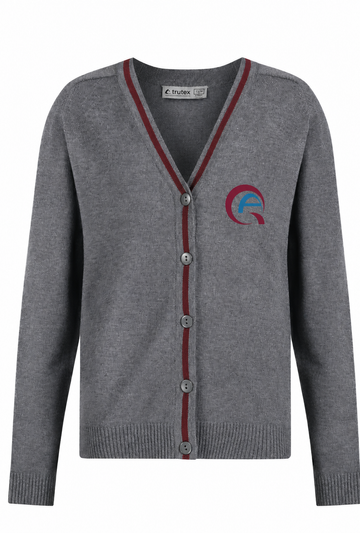 Qatar Academy Girls Grey Cardigan