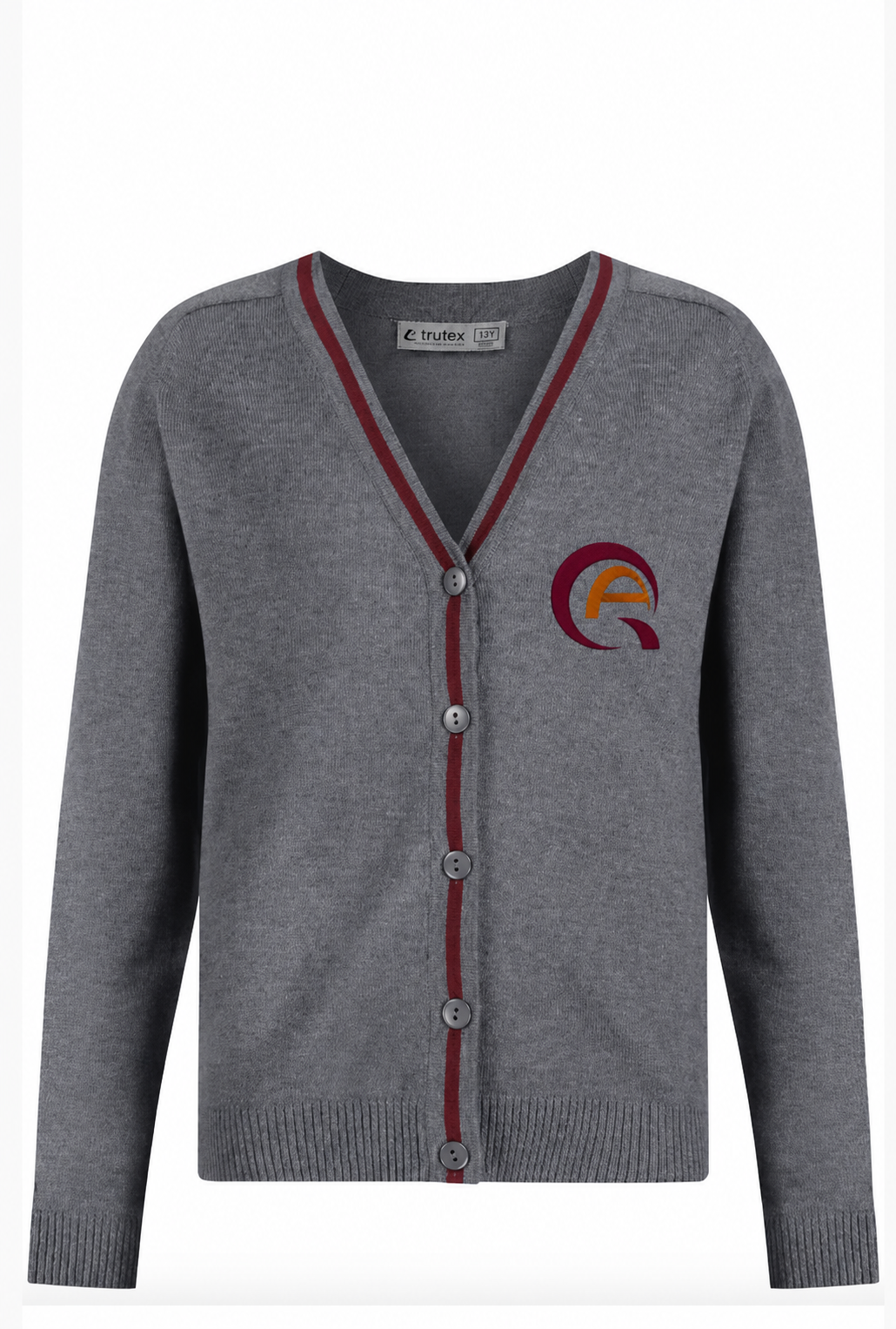 Qatar Academy Girls Grey Cardigan