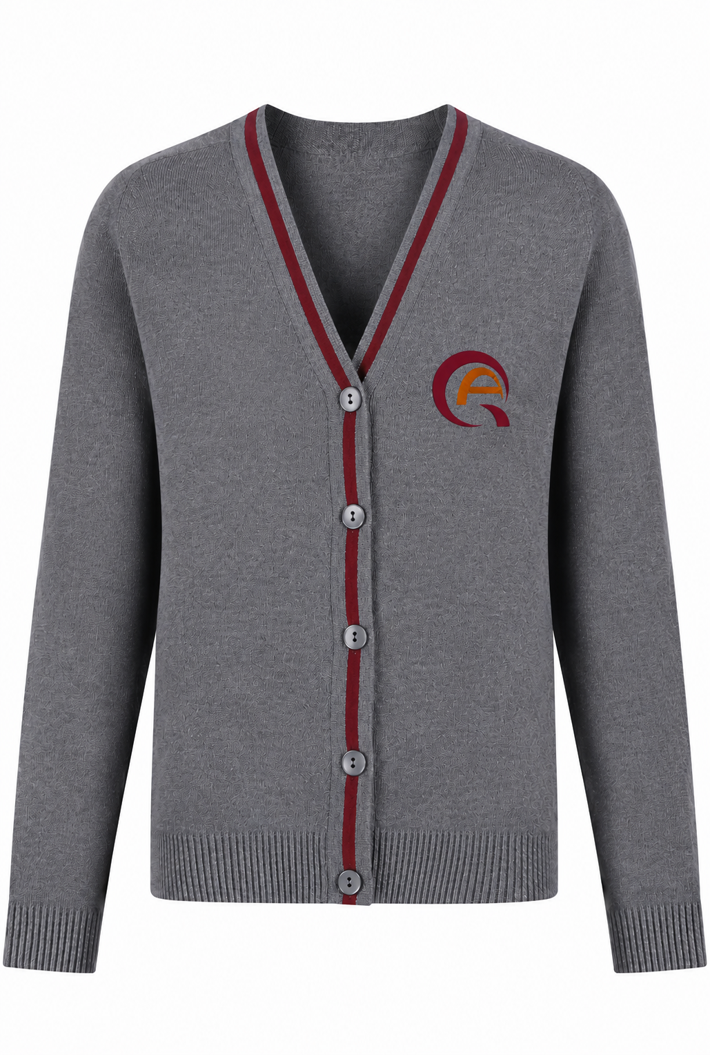 Qatar Academy Girls Grey Cardigan