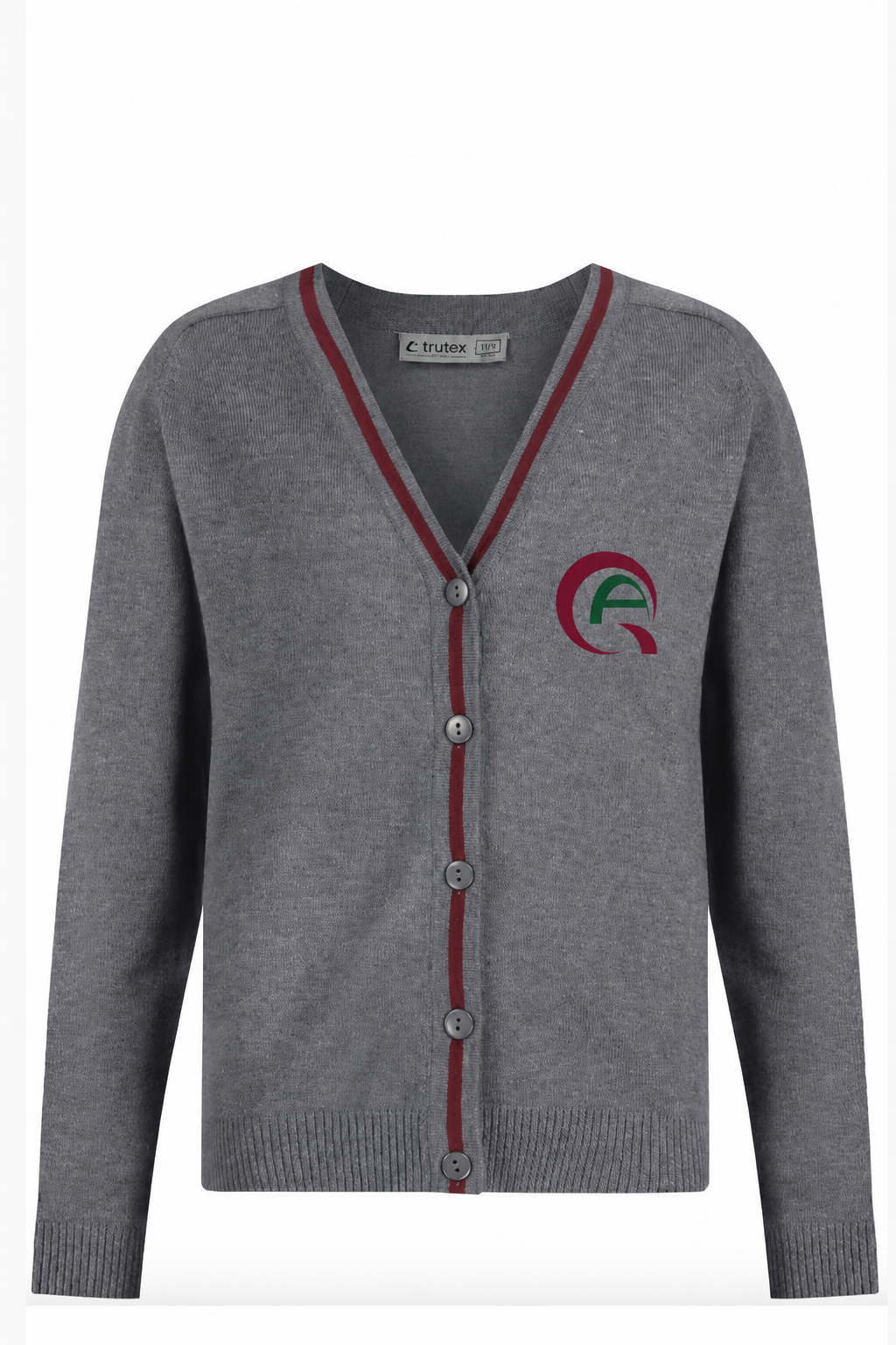 Qatar Academy Girls Grey Cardigan