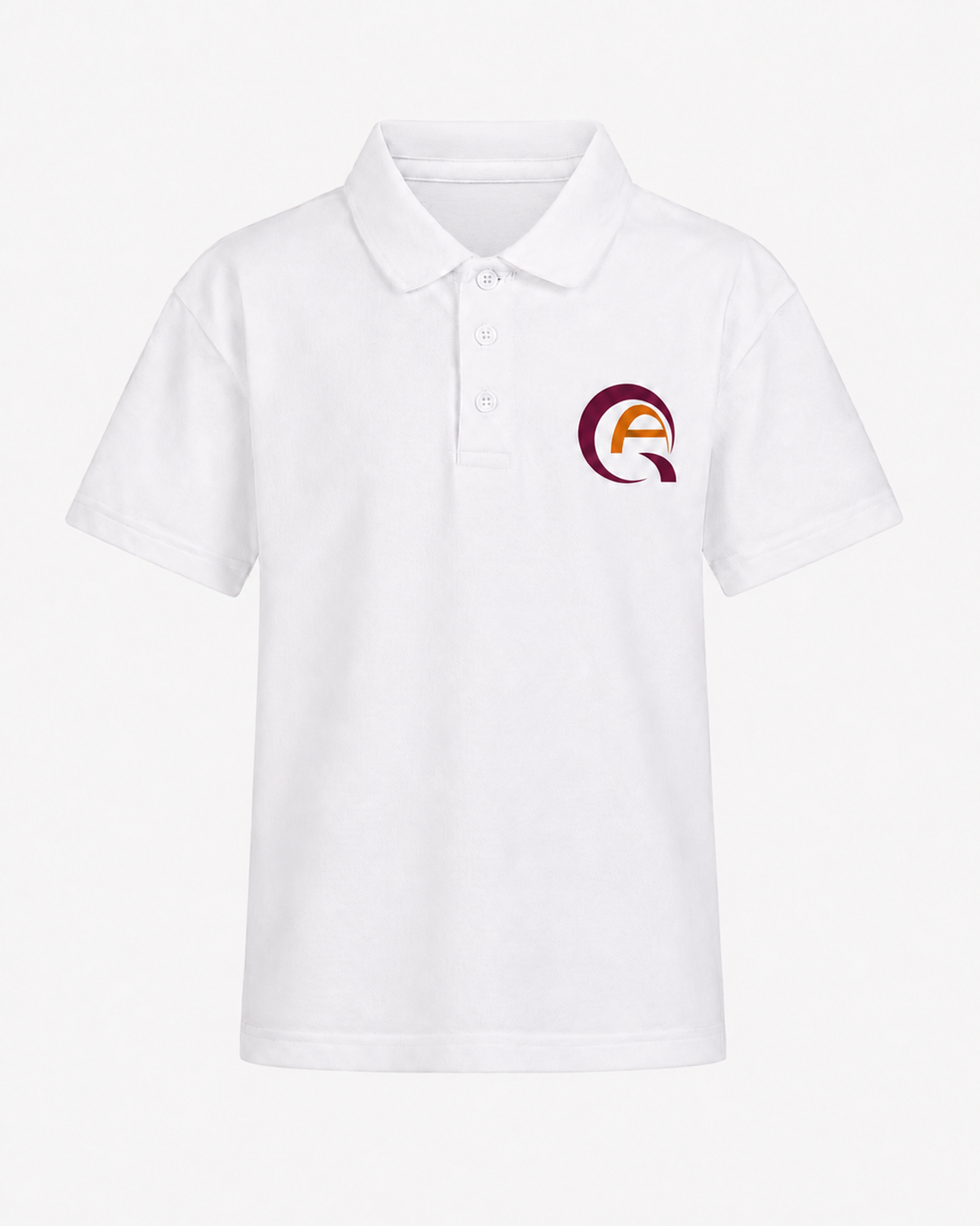 Qatar Academy White Polo Shirt