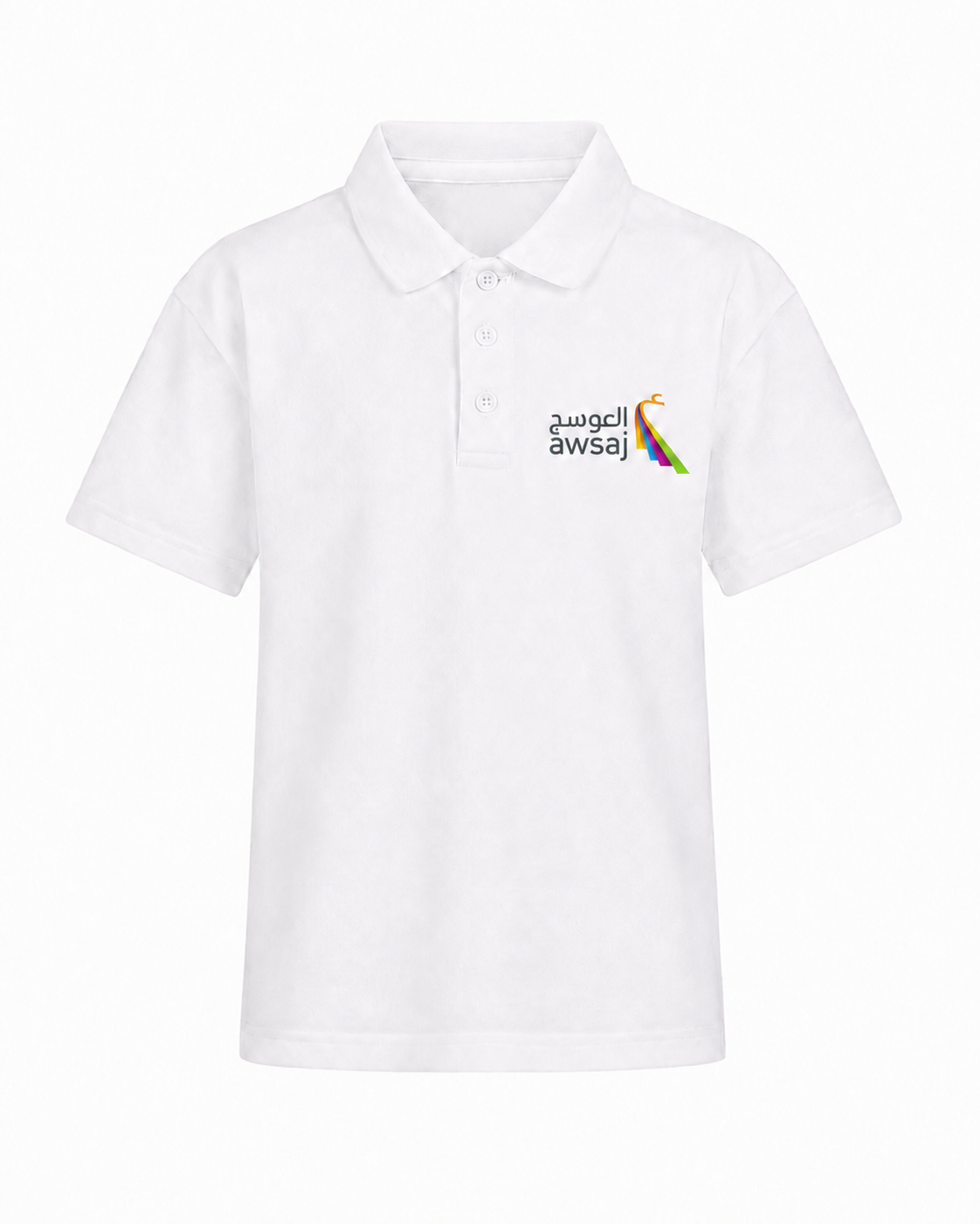 Qatar Academy White Polo Shirt