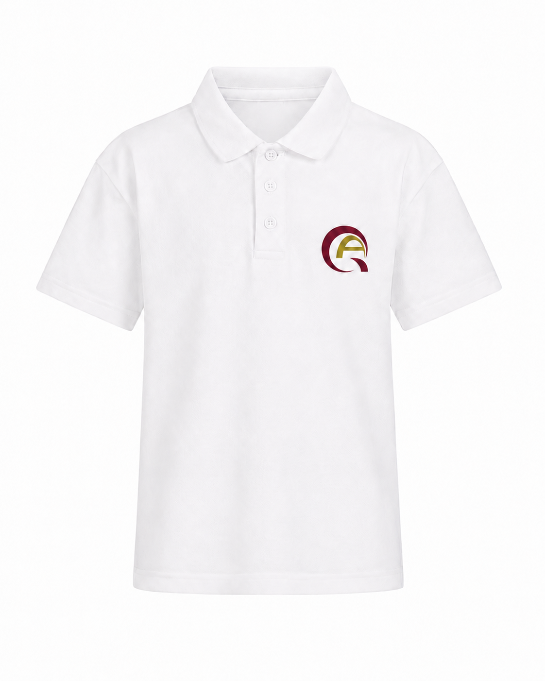 Qatar Academy White Polo Shirt