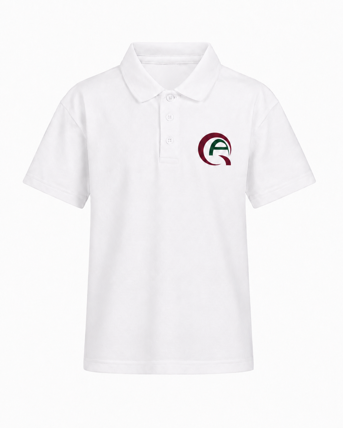 Qatar Academy White Polo Shirt